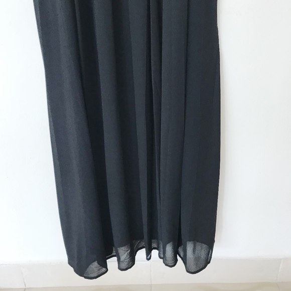 Black Chiffon Maxi Dress - Picture 4 of 5
